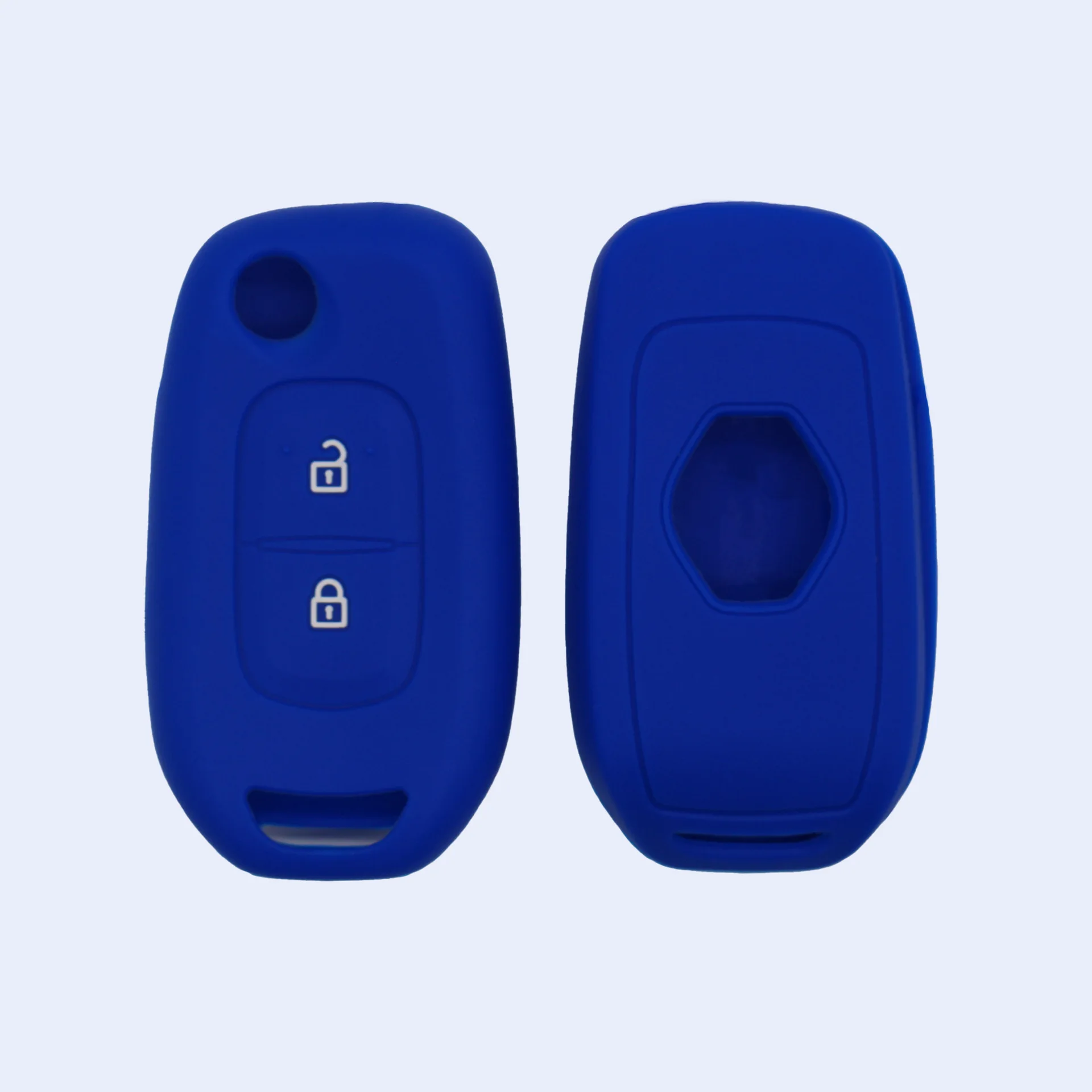 For Renault Koleos 3 Button & 2 Button Key Cover Multi Color Options Honeycomb Pattern Silicone Case Anti Scratch Shockproof