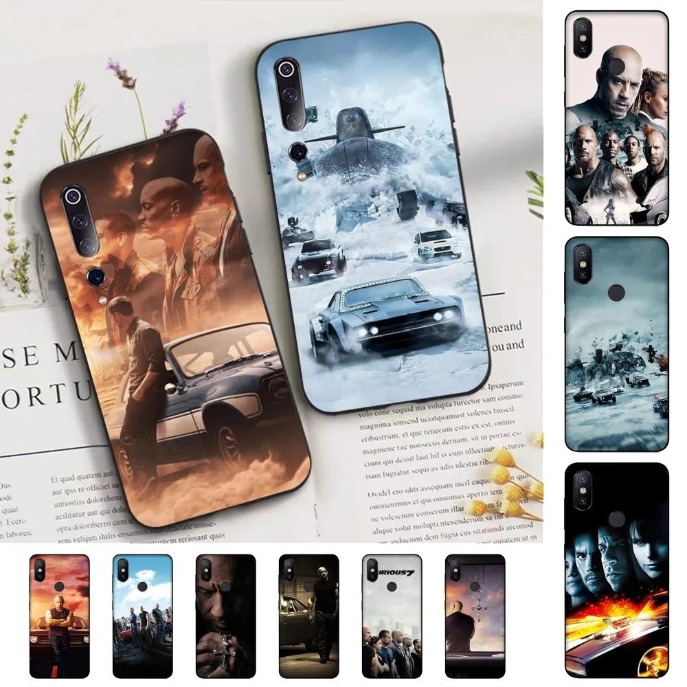 Movie F-Fast And F-Furious Phone Case For Xiaomi Mi 5X 8 9 10 11 12 Lite Pro 10T PocoX3pro PocoM3 Note 10 Pro Lite