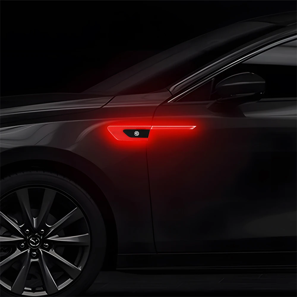 

Предупреждающая светоотражающая полоса автомобиля, наклейка, аксессуары для Morris MG HS EHS Phev ZS MG3 MG5 MG6 MG7 ZR RX5 ZT RX8