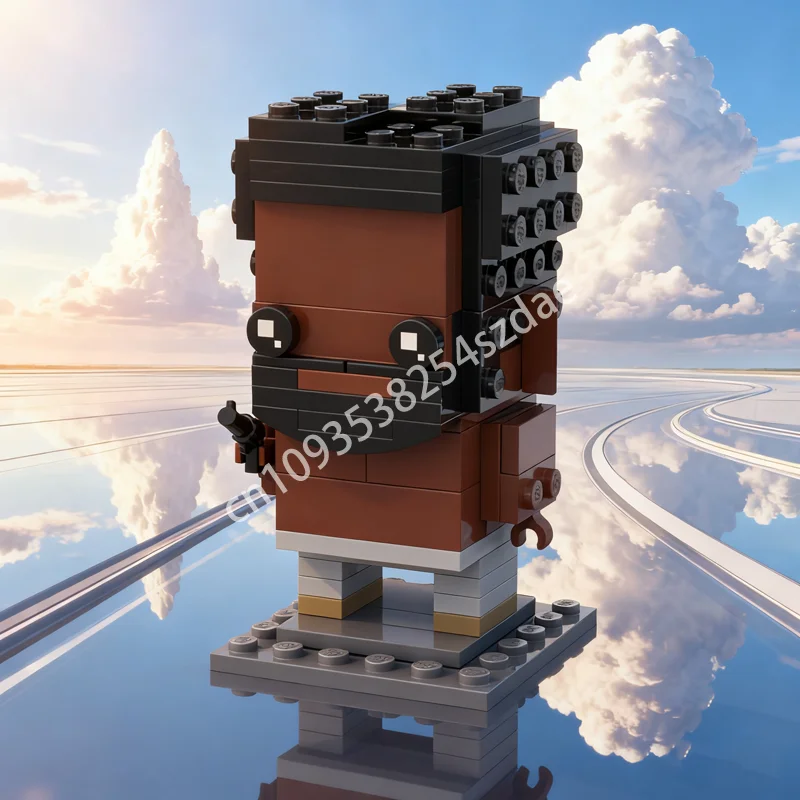 90 個 MOC チャイルディッシュ・ガンビーノ ブリックヘッドズ これはモデルビルディングブロックのおもちゃです 建築組み立て DIY クリエイティブ クリスマスギフト ブリック