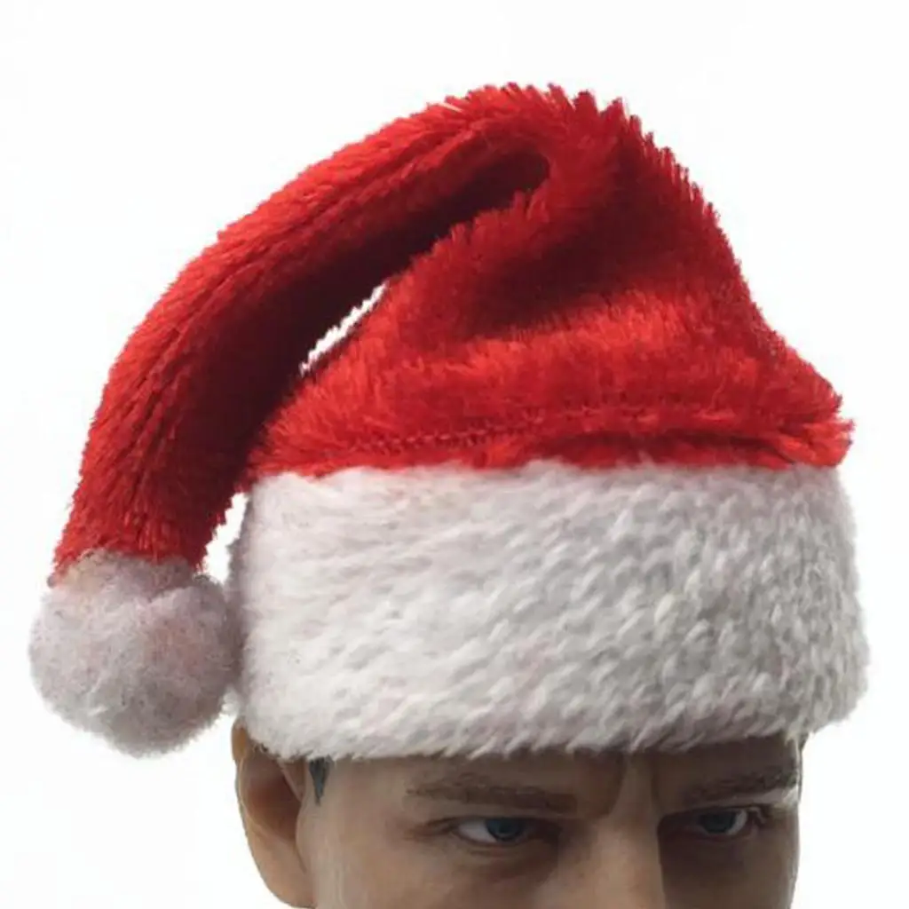 1/6 Christmas Hat Santa Cap Cosplay for 12'' Hot Toys TC Male Dragon Bodies