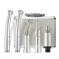 NSK Dental 1:1 Contra Angle Low Speed Direct Drive Handpiece FX25 FX65 Set M500LG DynaLED Turbine Handpiece with LED Light