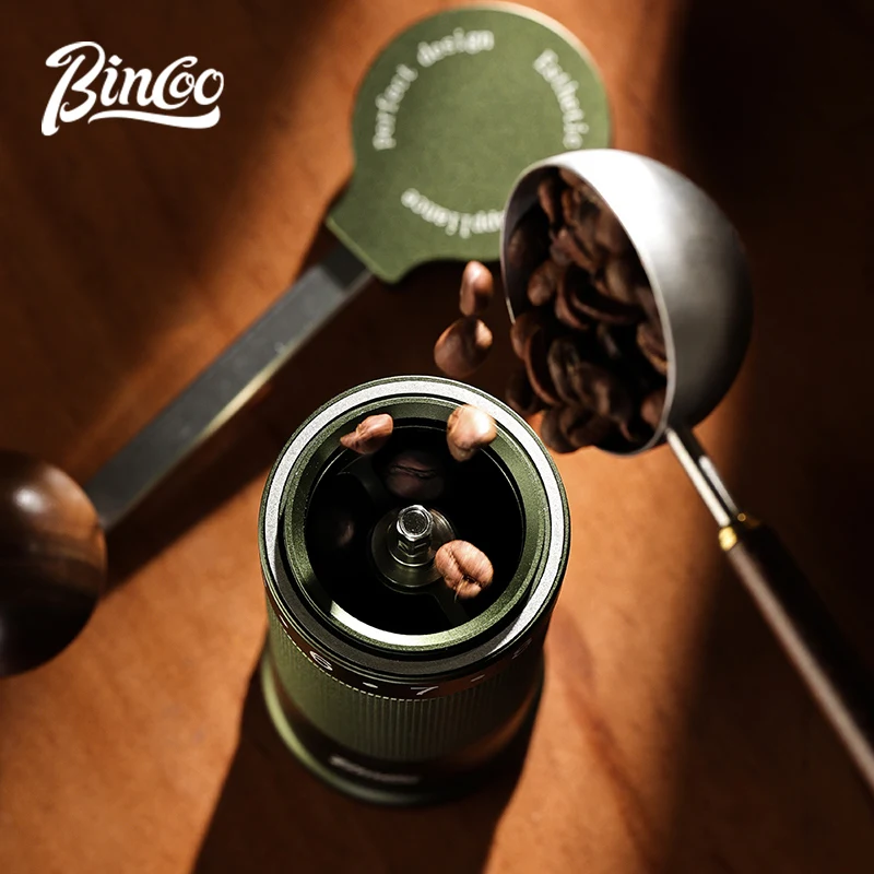 ﻿  Bincoo Foldable Portable Coffee Grinder  420 Stainless Steel Conical Burr Manual Coffee Grinder  Mill for Camping And Travel - Image 4