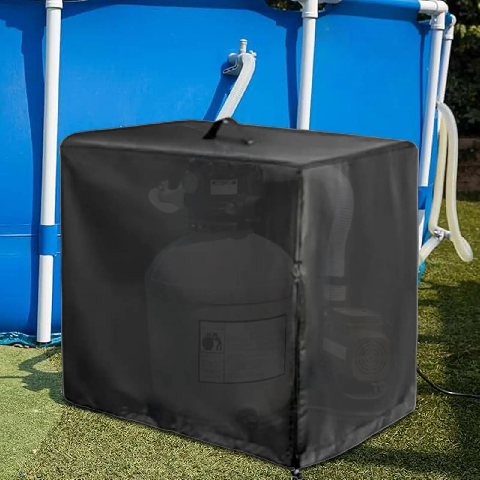 

Крышка насоса с песчаным фильтром для бассейна Водонепроницаемый насос Песочный фильтр Летняя крышка Ткань Оксфорд Пылезащитные аксессуары для бассейна с