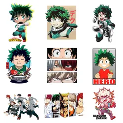 Anime My Hero Academia naszywki na ubrania termotransferowe termo winylowe naklejki DIY kobiety T shirt żelazko na kurtki Appliqued