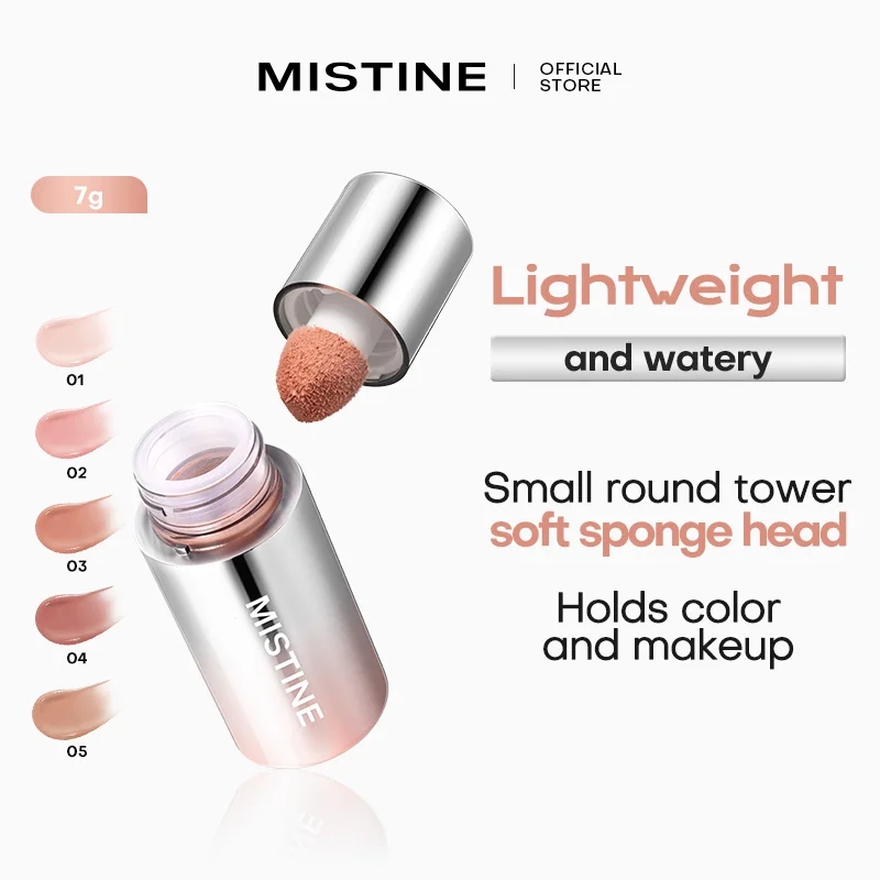 

Жидкие румяна Mistine Thai Latte, 7 г, полупрозрачные натуральные растушевывающиеся макияжи, гладкая косметика для сохранения цвета, 1 шт.