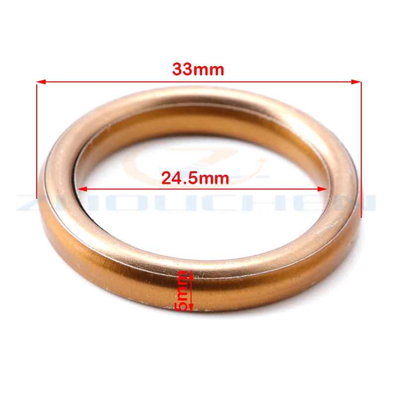 4pcs copper cutting washer plane ring seal adjustment 32mm original wedge cylinder