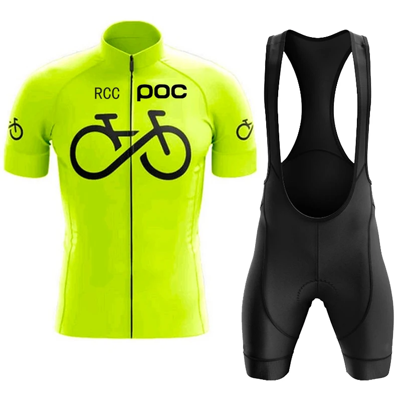 2024 SPAIN RCC POC Cycling Jersey Set, Bicycle Clothing, MTB Bike Clothes, Uniform, Suit, Outdoor, Summer