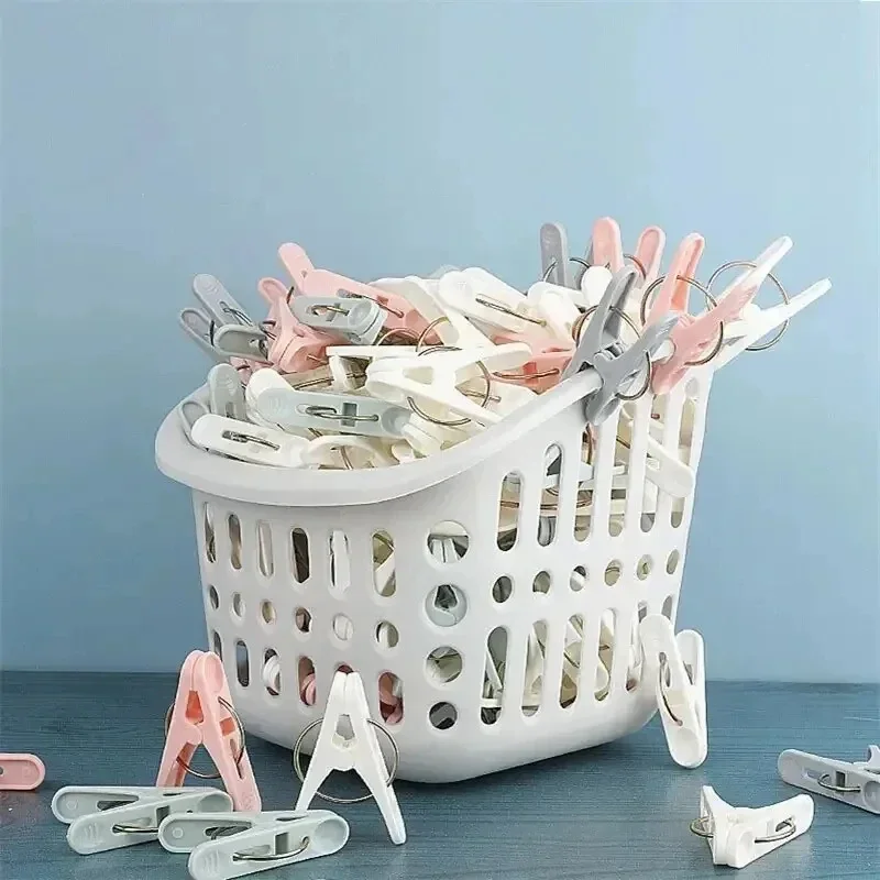 30pcs Windproof Clothespins Air Drying Clothes Socks Underwear Fixed Pins For Household Small Clips Food Snack Bag Sealing Clips image 2