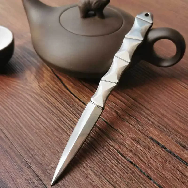 Handmade Tea Knife All-steel Integrated Suitable For Pu'er Tea Cakes White Tea Tea Brick Tea Needle Tea Awl Tea AccessoriesZI275