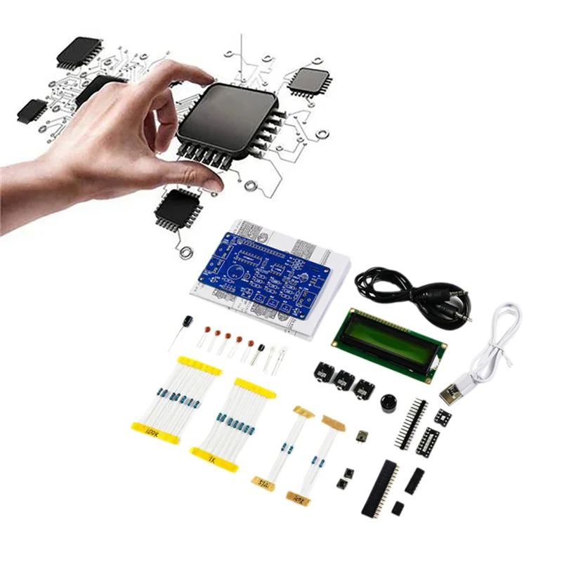 AC56-Upgraded CW Morse Code Decoder DIY Kit With Digital LCD CW Trainer Morse Code Decoder DIY Electronic Component Kit