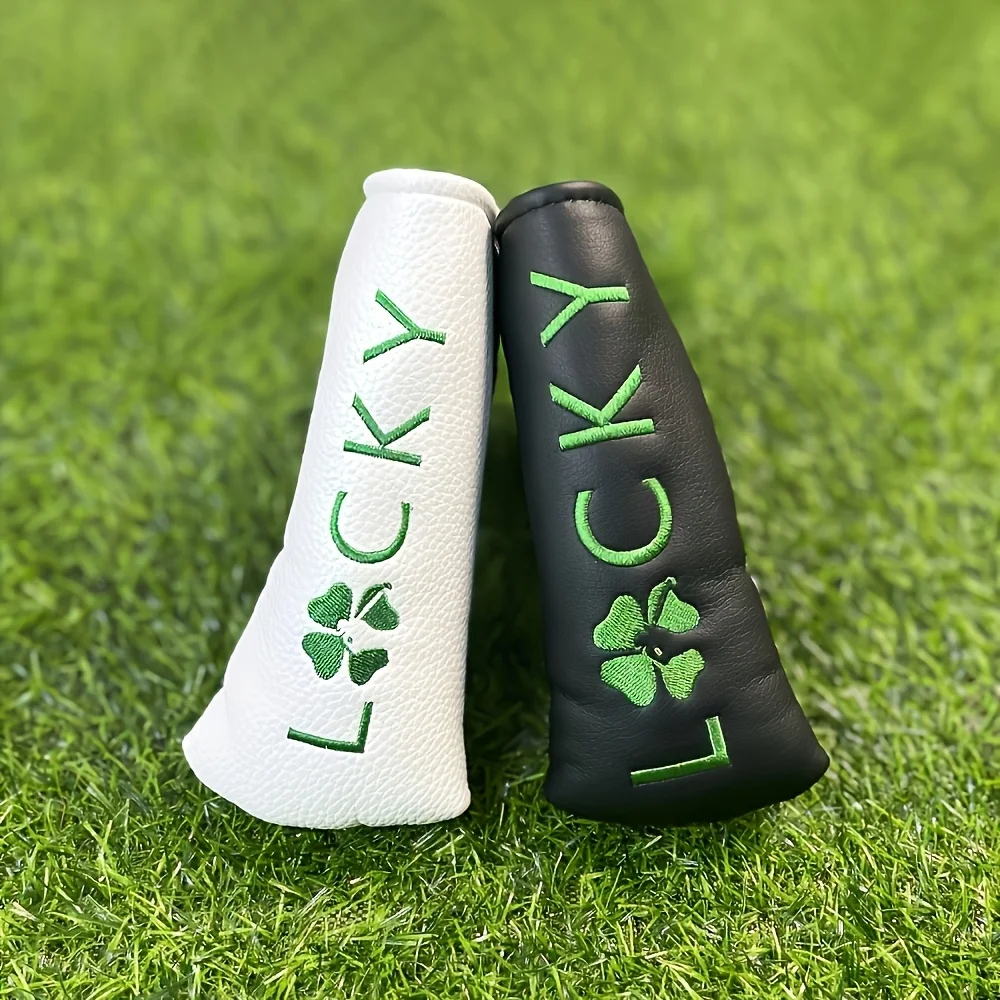 

1pc Lucky Clover golf club push rod cover, golf club head cover, and golf accessory materials are waterproof and wear-resistant,