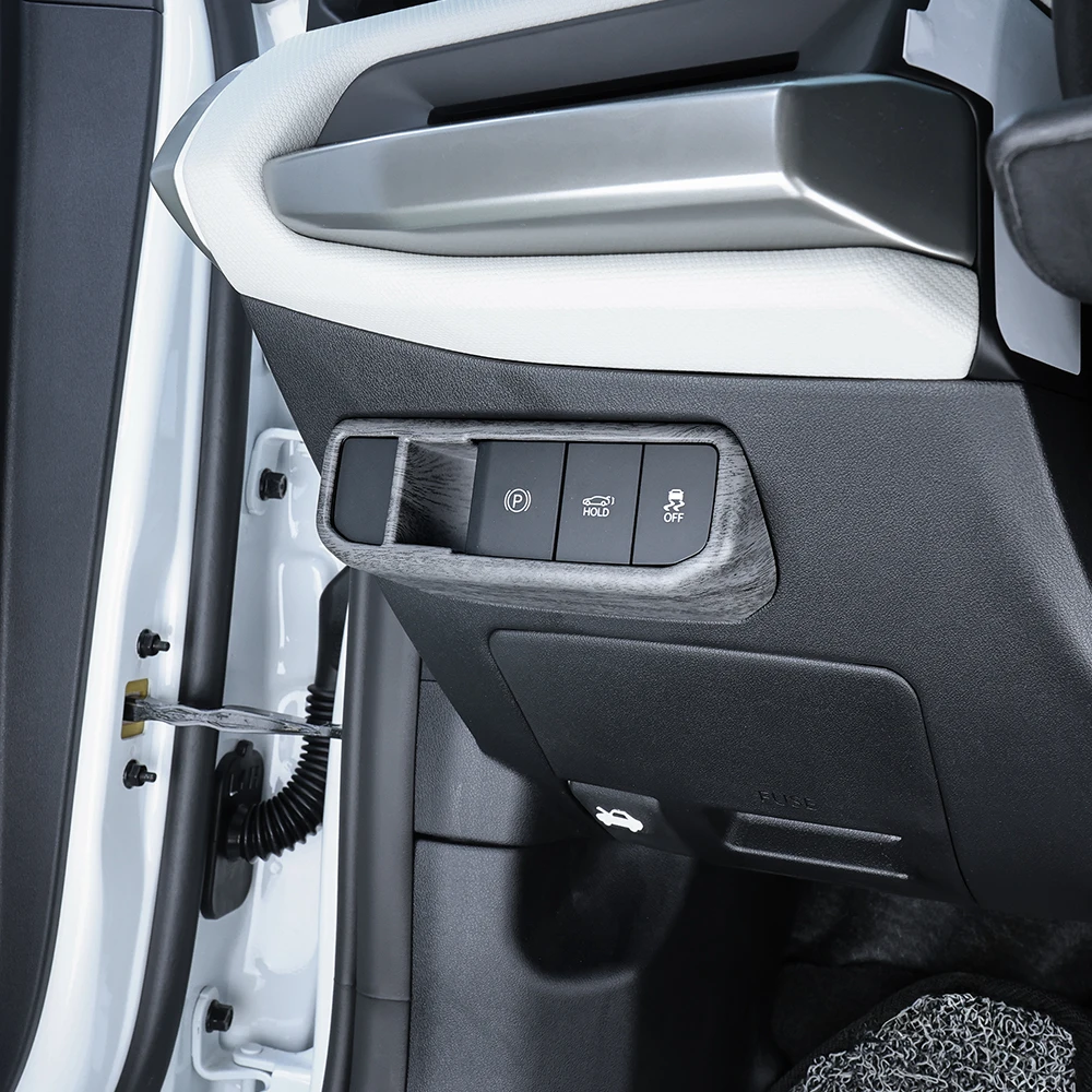 إطار فرامل إلكتروني للسيارات منطقة زر ملحقات الديكور مادة ABS لمحرك اليد اليسرى KIA EV4 2025-2026 #5