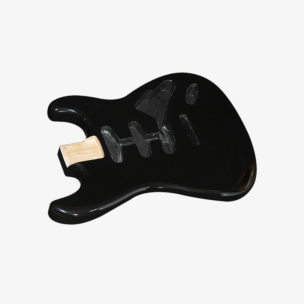 Alder Stratocaster Body Glossy Black SSS Pickup ST Guitar Part  Replacement Building Kit DIY