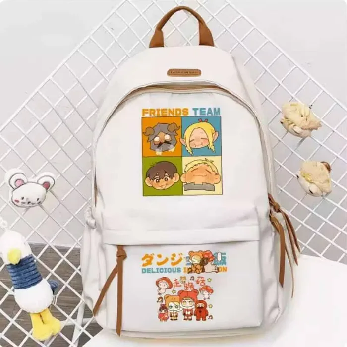 

Anime Delicious In Dungeon Schoolbag Backpack High-Capacity Shoulder Bag Cosplay Student Teenager Gift B1697 Anime