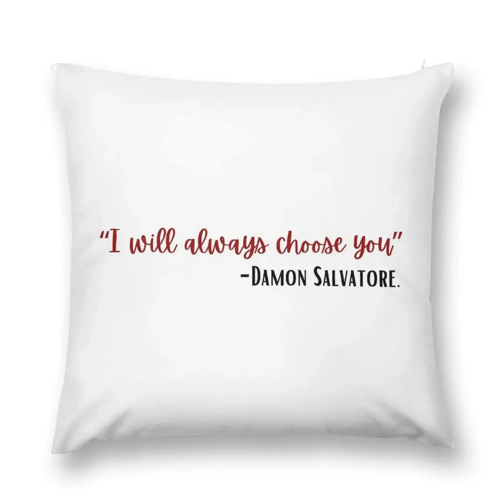 

A Damon Salvatore Quote - Sticker Throw Pillow Pillow Cases Christmas Pillow