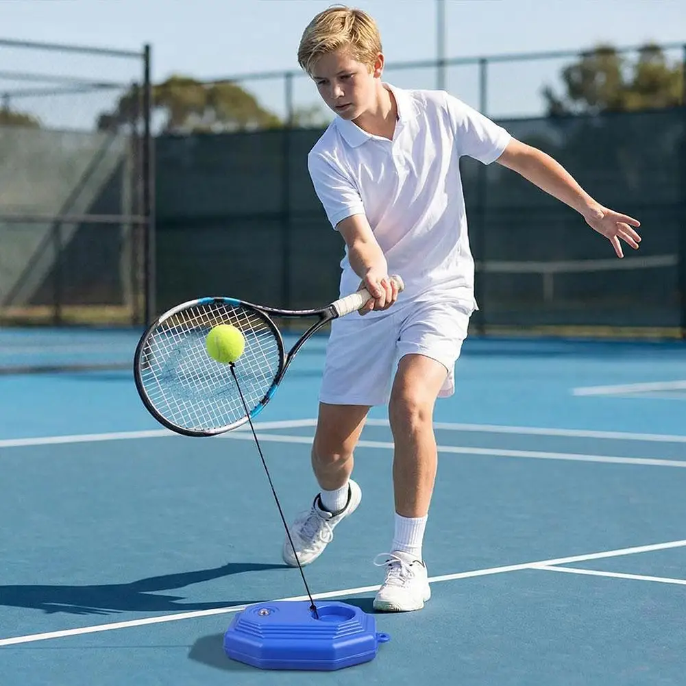 Portable Tennis Rebound Net - Solo Practice Trainer with Ball Return System, Adjustable Hitting Angle for Backhand