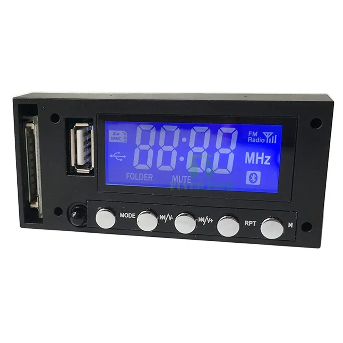 2025 + سيارة بلوتوث مشغل MP3 وحدة دعم SD USB شاشة LED FM تيار مستمر/التيار المتناوب 12 فولت ستيريو أحادية الصوت سيارة MP3 فك