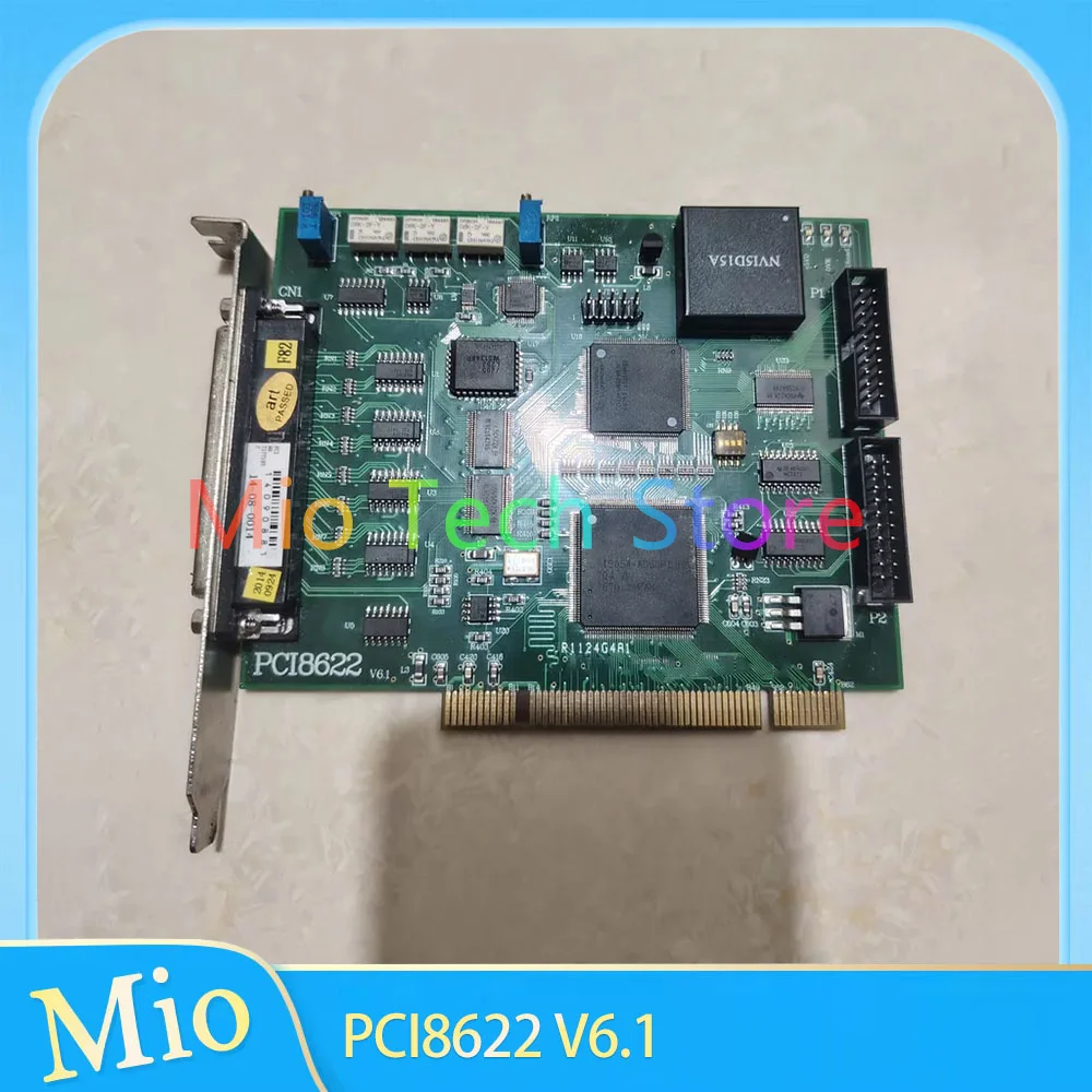 16 bit 32 channel data acquisition card with 32 channel DIO PCI8622 V6.1
