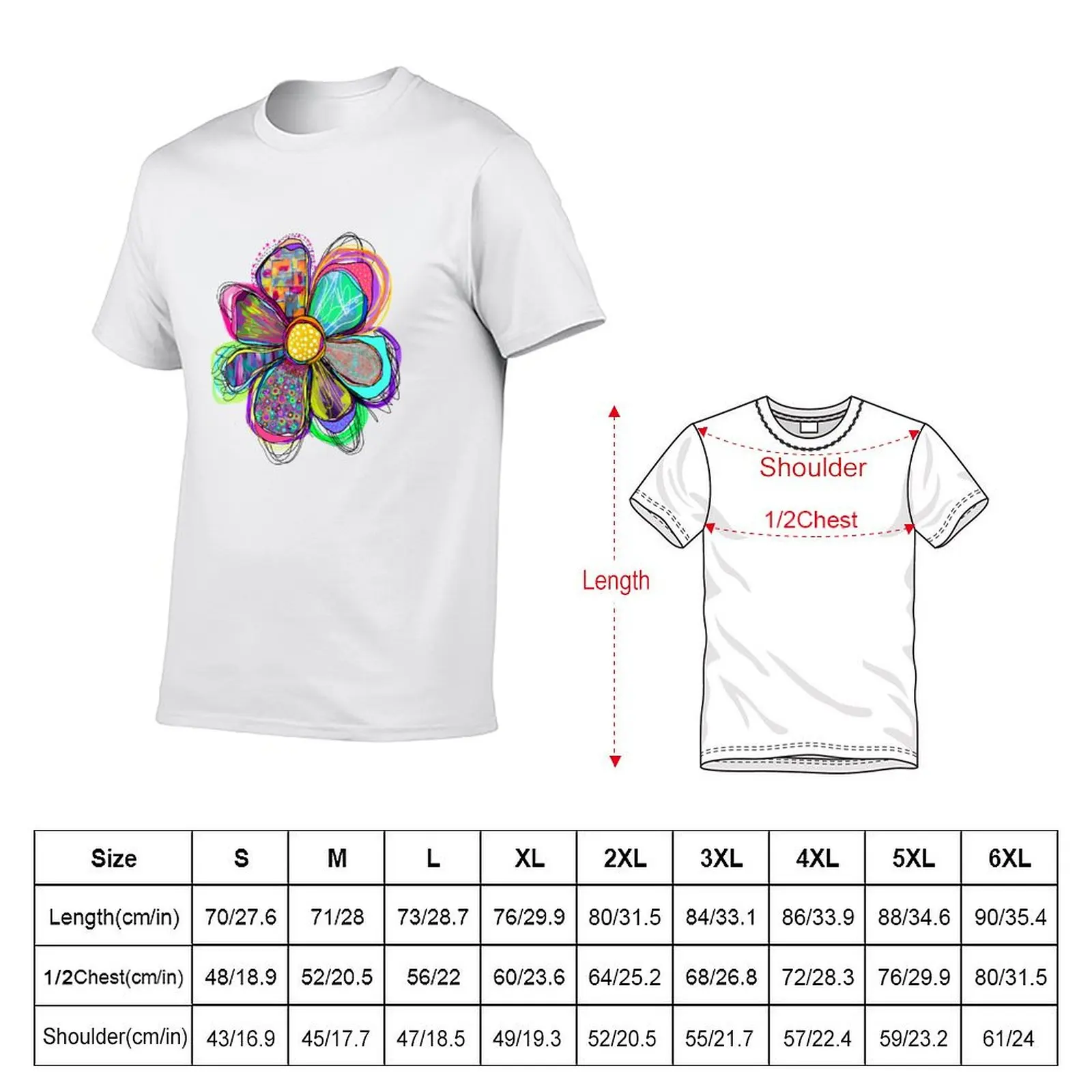 Wild Flower Power (Inspired by the hippie era of the 1960s) T-Shirt Quick Dry Travel T-Shirt