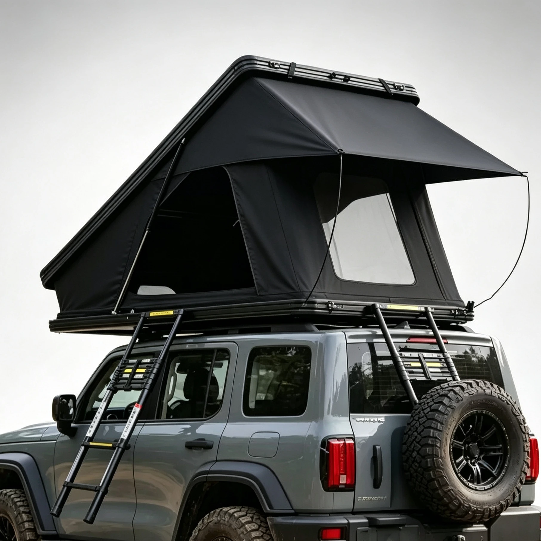 Heavy Duty Aluminum Crossbar Roof Rack With Rooftop Tent For SUV Jeep Pickup Truck Outdoor Gear
