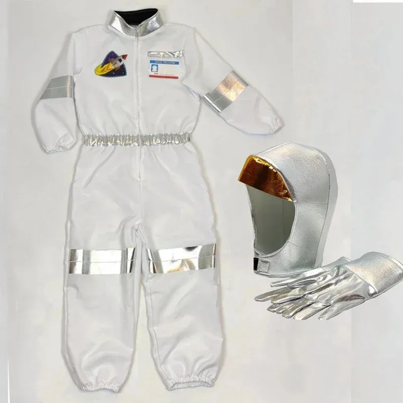 Kids Space Helmet Astronaut Costume Spaceman Cosplay Accessory Carnival Party Halloween