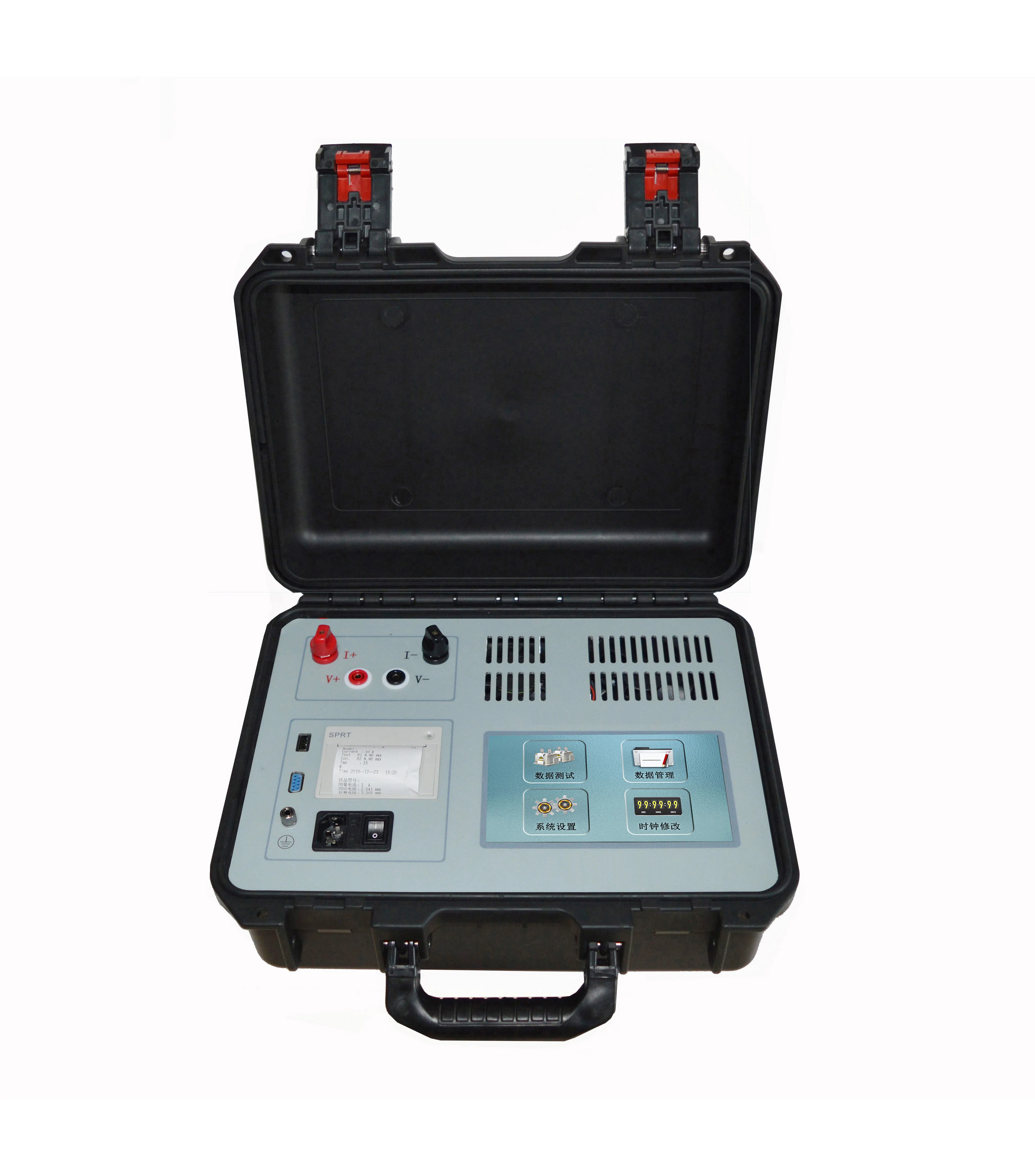 ZW5110 Zhiwei Electric 10A High Accuracy 0.1%-0.5% FS DC Resistance Tester for Electric Transformer Winding 7-inch Touch LCD