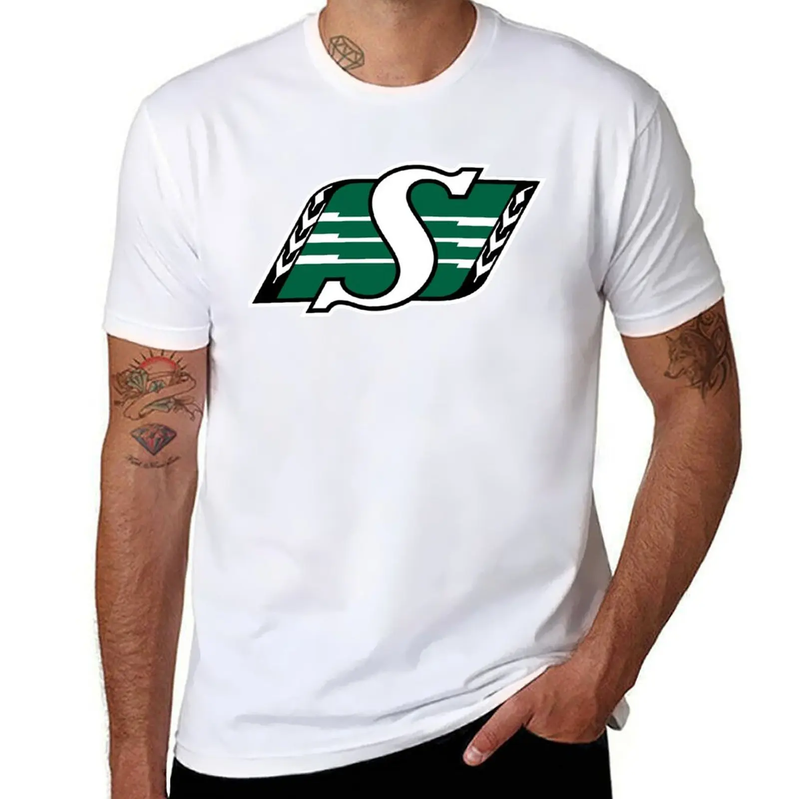 

Saskatchewan Roughriders T-Shirt man tshirt t shirts for man cotton funny T-Shirt