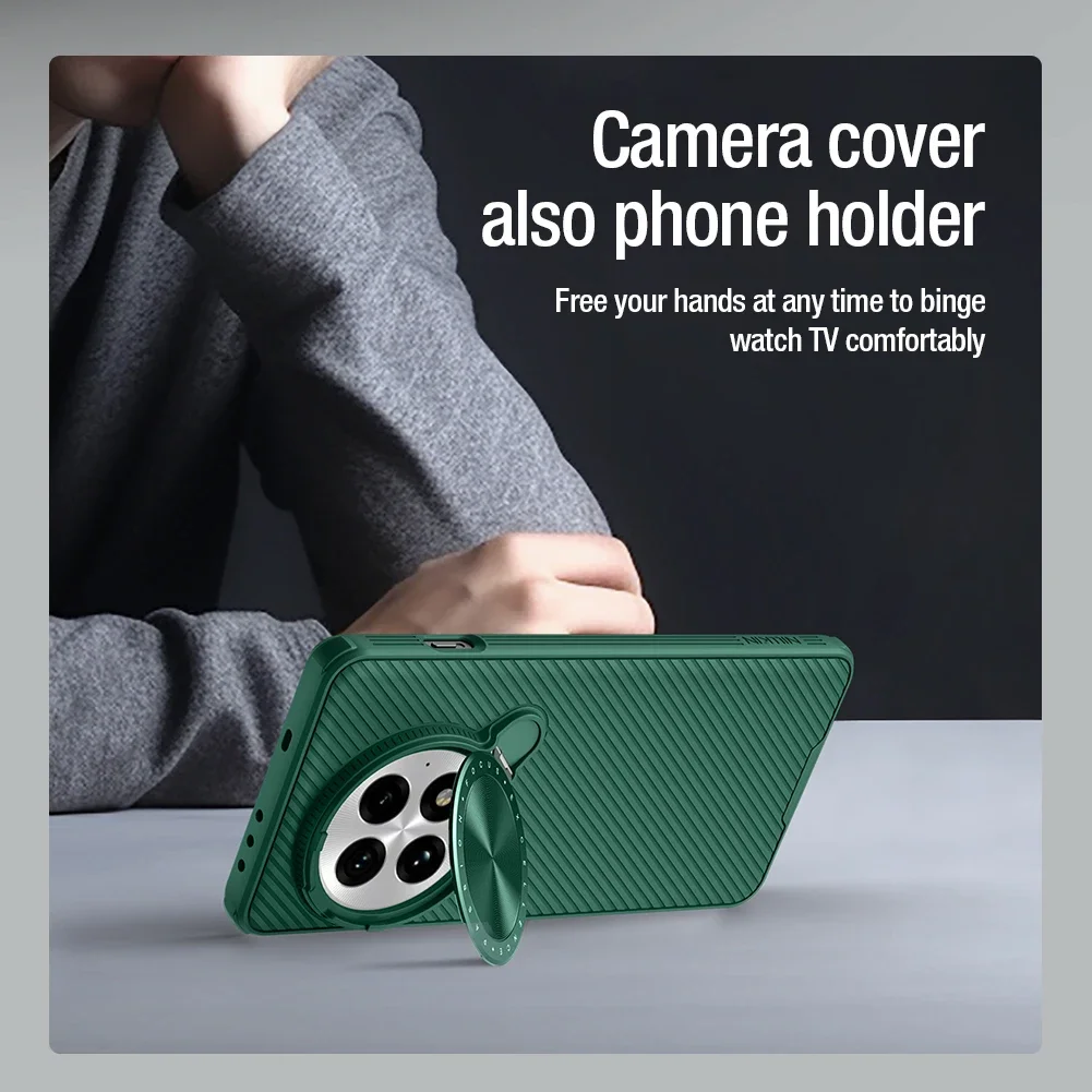 

For OnePlus 13 5G Nillkin Camshield Prop Camera Protector with Stand Shockproof Back Cover For One Plus 13