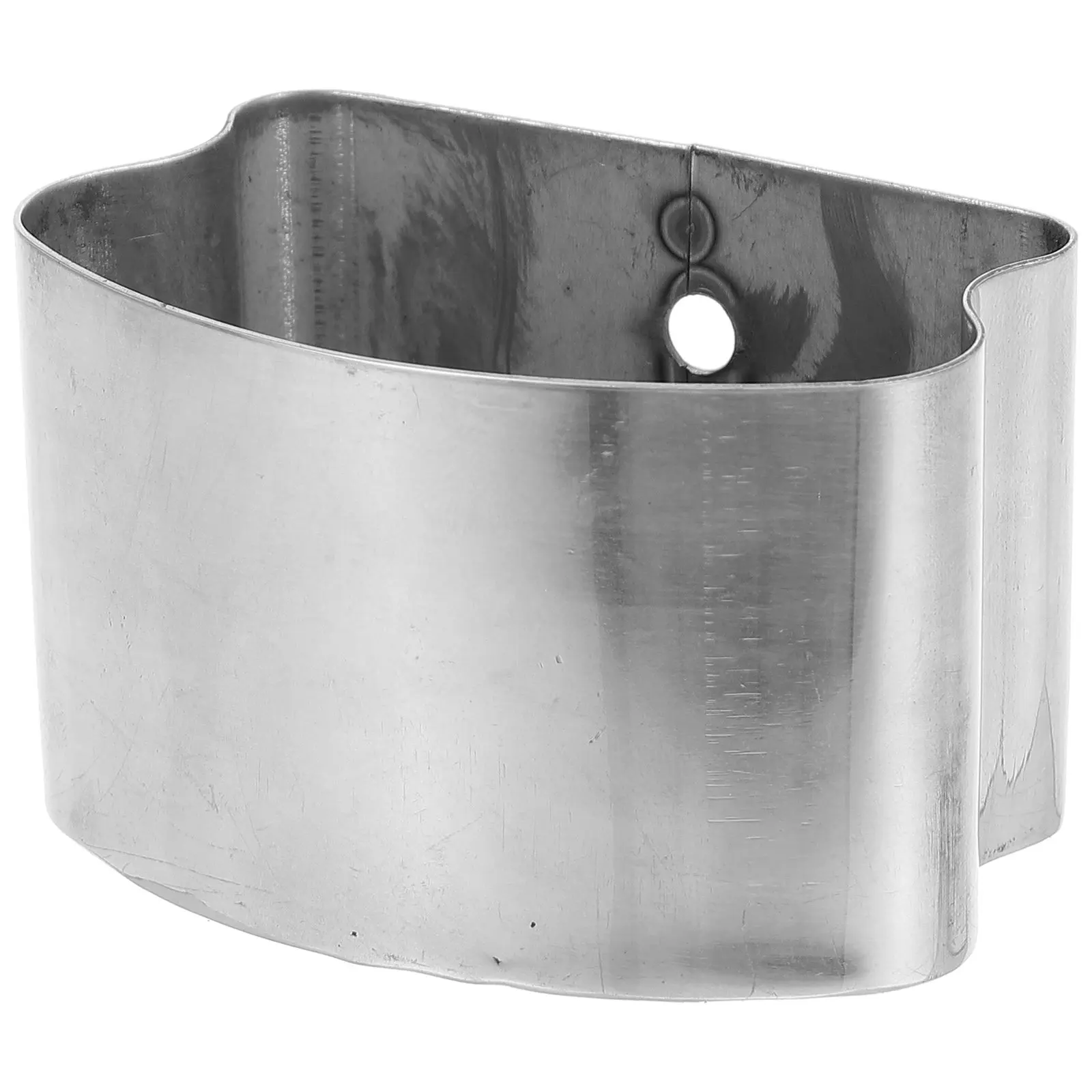 Tapa de extremo para pasamanos, forma de herradura, protector de tubo de acero inoxidable, accesorio decorativo para pasamanos, tapas metálicas.