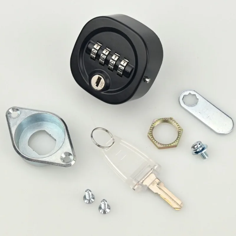 Drawer Password Lock 20/26mm Thread Length Cupboard Mailbox 3 Digital Combination Lock Anti-theft Security Furniture Hardware