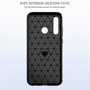 適用於華為 P40 Lite E P30 P Smart Plus Z 2019 2021 Mate 30 20 Pro 10 P50 P20 P30Lite 的磨砂碳纖維保護殼 8 最佳銷售 P20 Pro 手機殼 - №7