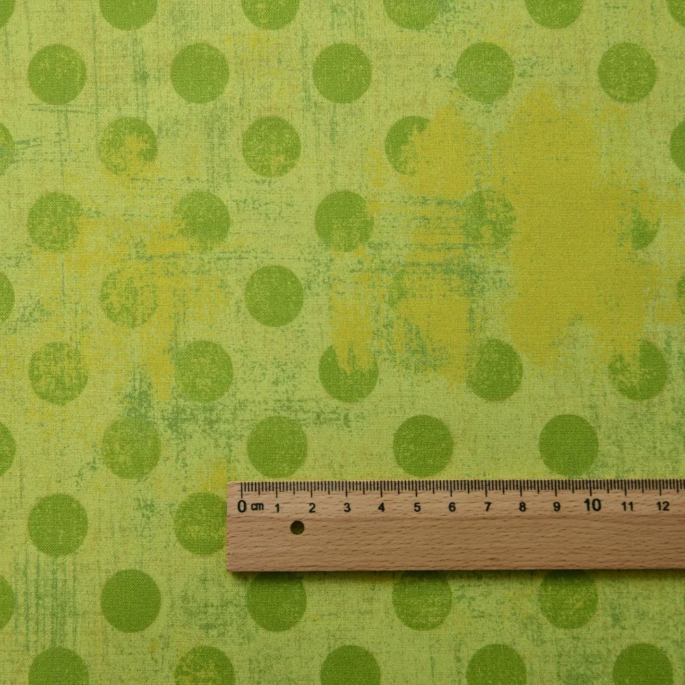 145x50cm 20s Reine Baumwolle 16mm Polka Dot Stoff DIY Material Bunte Gesprenkelte Textur Wasser-Jade-Punkt Baumwoll-Nähstoff – Detail 7