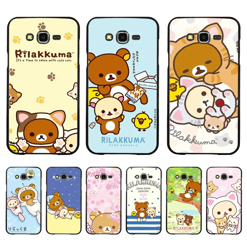 Rilakkuma Anime Phone Case For Samsung J 7 Plus 7core J7 Neo J6 Plus Prime J6 J4 J5 Mobile Cover