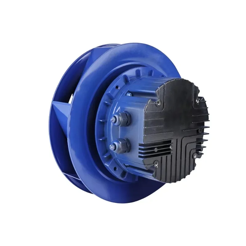 280 mm 24V 230V industrial backward centrifugal fan 3193 cubic meters/h 3000 rpm/smoke extraction biomass powerful cooling fan
