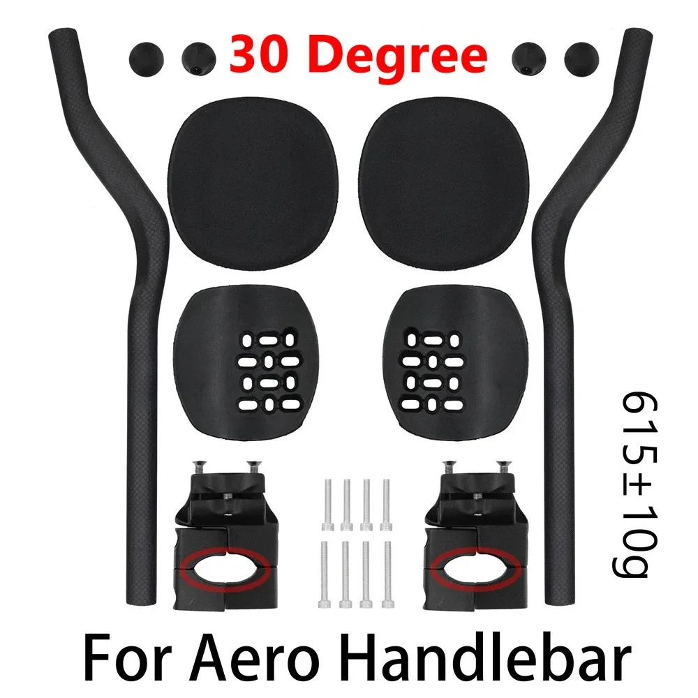 Carbon Road Lenker Fahrrad Rest Bar TT Lenker Clip Auf Aero bar Bike Racing Carbon Lenker 30 ° /45 ° Triathlon-Griffe
