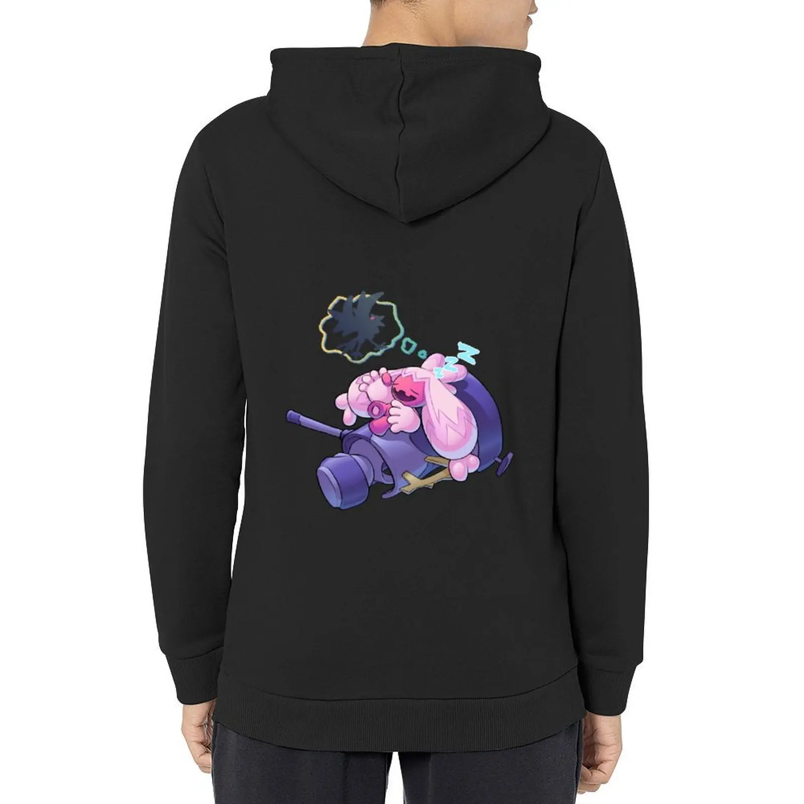 

Cute Tinkaton Sleeping Hoodie autumn clothes men's coat clothes for men men clothes hoodies for men