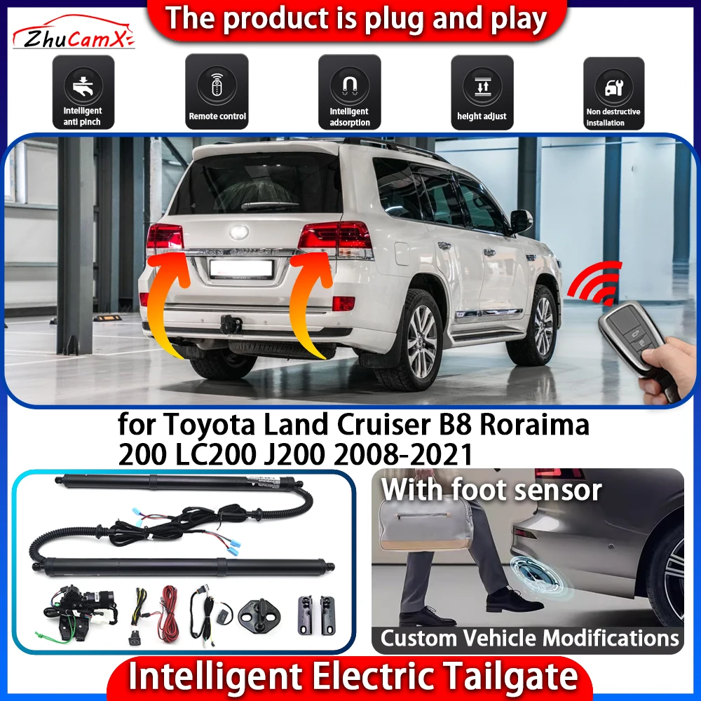 

Smart Powered Tailgate System for Toyota Land Cruiser B8 Roraima 200 LC200 J200 2008-2021 Automatic Intelligent Trunk Lift Kit