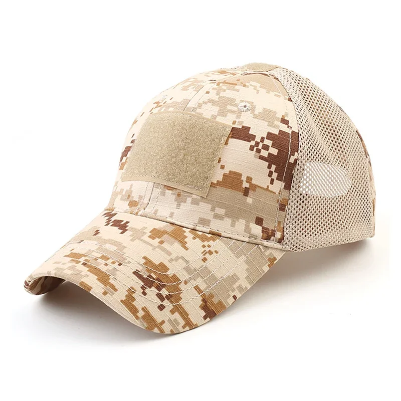 Outdoor Multicam Camouflage Adjustable Cap Mesh Tactical Airsoft Fishing Hunting Hiking Basketball Snapback Hat view 4