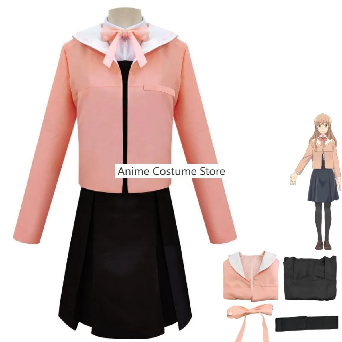 

Anime Eventually, I Will Become Yours Bloom Into You Nanami Touko Saeki Sayaka Cosplay Costume JK Uniform Woman Kawaii Suit