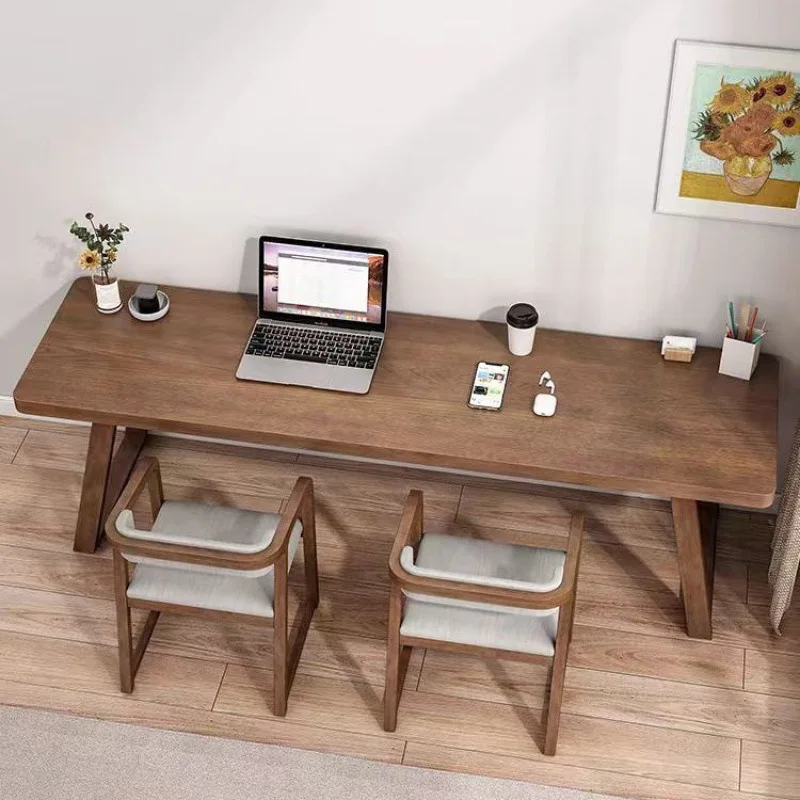 جميع مكاتب الدراسة المصنوعة من الخشب الصلب، طاولة الدراسة المنزلية البسيطة، مكتب الكتابة لغرفة النوم #3