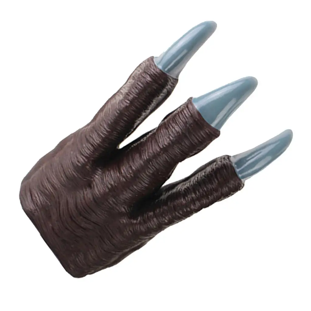 Animal Glove Doll Brown Dinosaur Claw Gloves Creative Hand Puppet Toy for Classroom Story Time