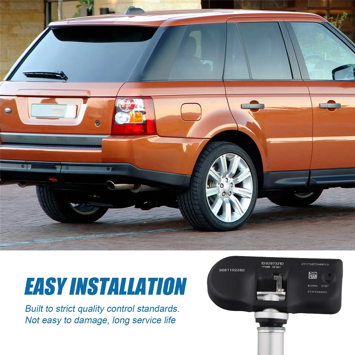 

#57Z Automotive Parts & Accessories,Car TPMS Tire Pressure Sensor for Land Rover Range Discovery Jaguar,ABS