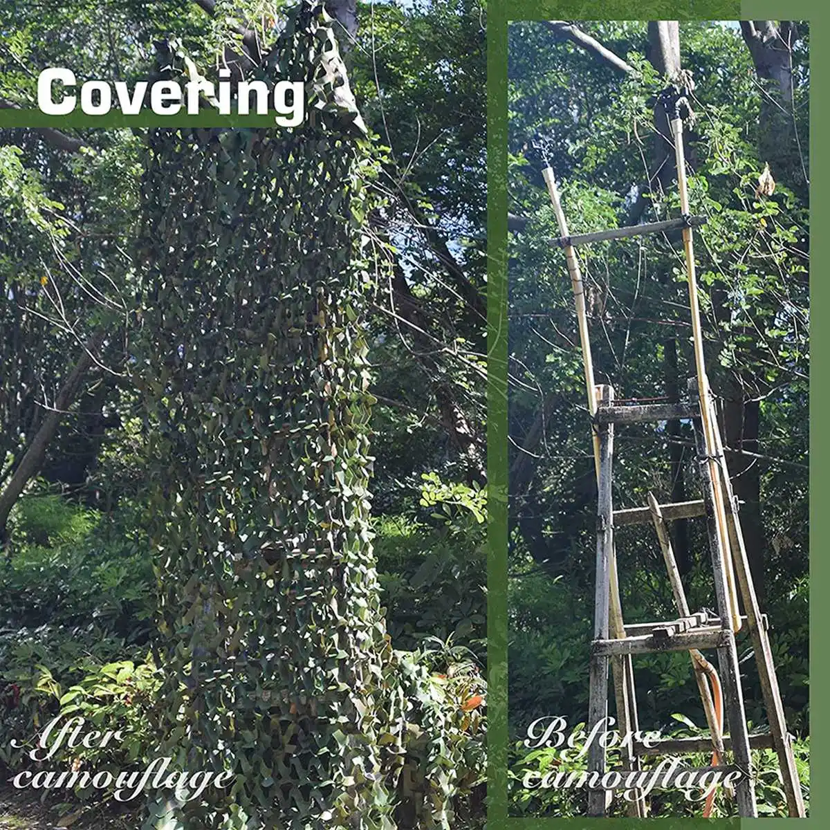 J1UL1N Camouflage Net, Bulk Roll Sunshade Mesh Nets For Field Theme Party Decorations 1.5X6M
