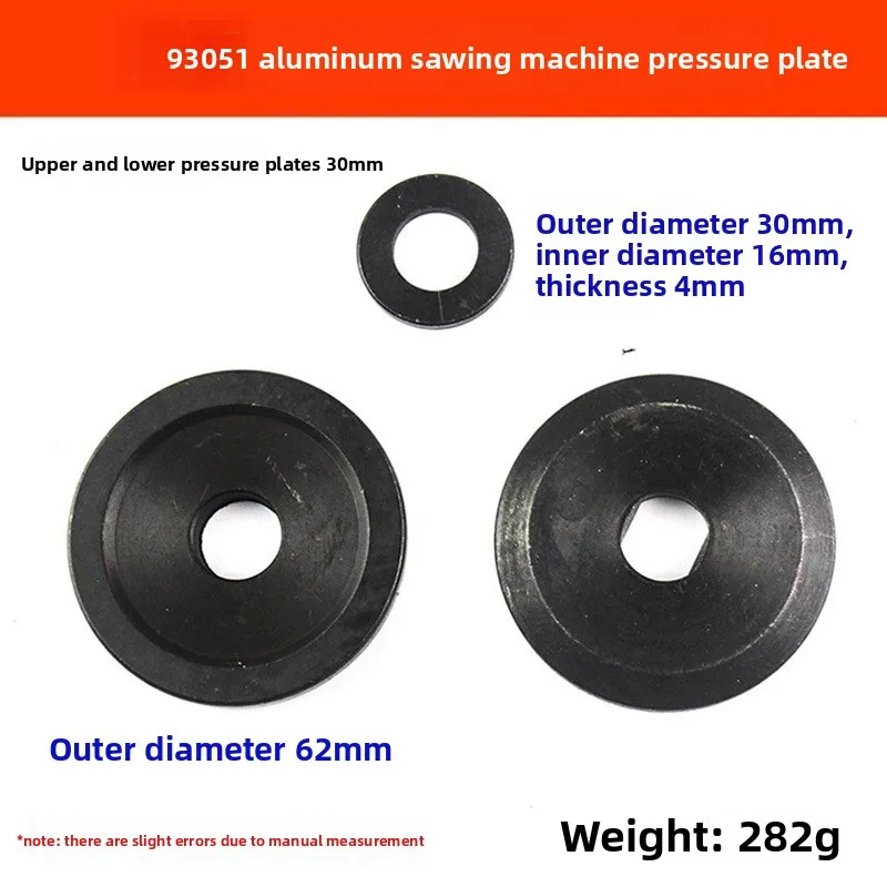 Chop Saw Blade Clamping Plate Assembly, Replacement Pressure Plate Set for 93051 Miter Saw, Durable Repair Part
