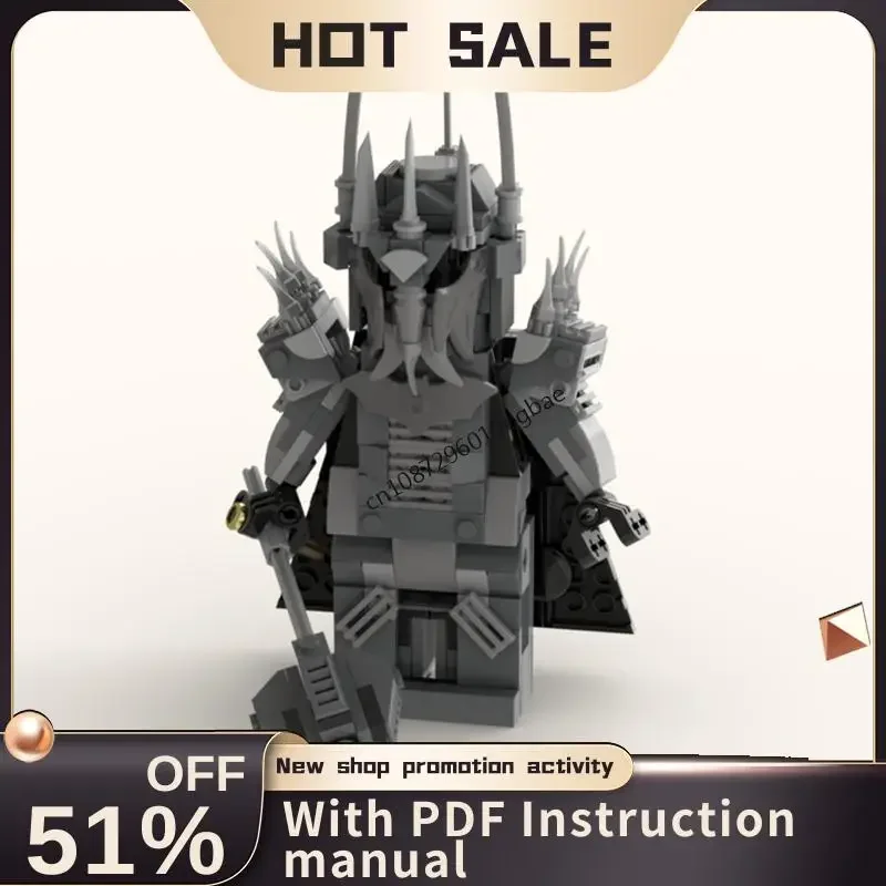 

Новый 307 шт. знаменитый фильм «Кольца», Moc, гигантская фигурка, модель, головоломка на заказ, креативные идеи «сделай сам», детские игрушки, подарки на день рождения