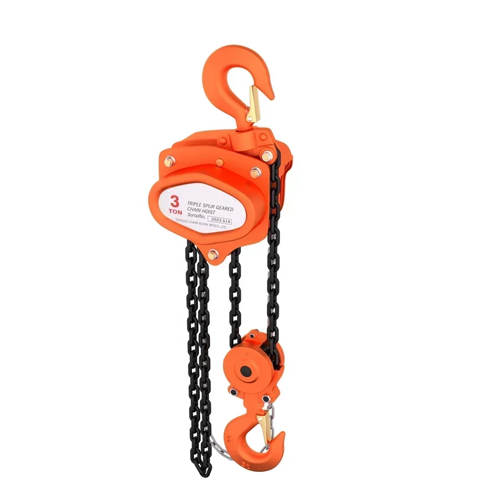 Promotion Manual Chain Hoist 3T 3M Hand  Block For Port Terminal