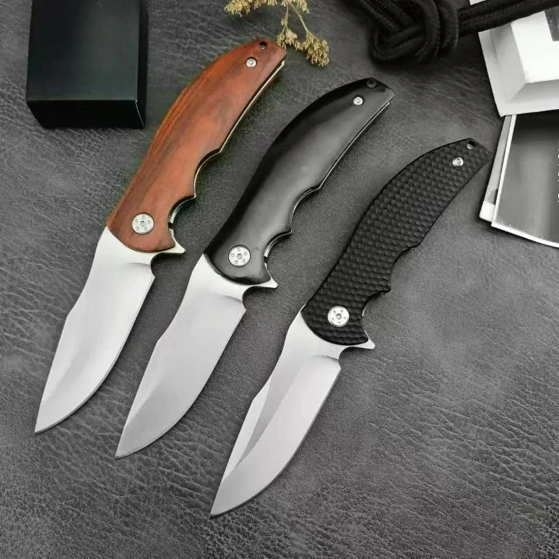 

Z&T 0606 Pocket Folding Knife D2 Blade G10 Handle edc multitool knives utility kitchen cutting outdoor camping tactical knife