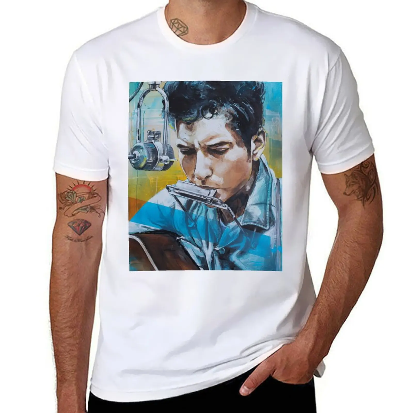 

Robert Zimmerman painting T-Shirt man t shirt heavy cotton man t shirt luxury T-Shirt