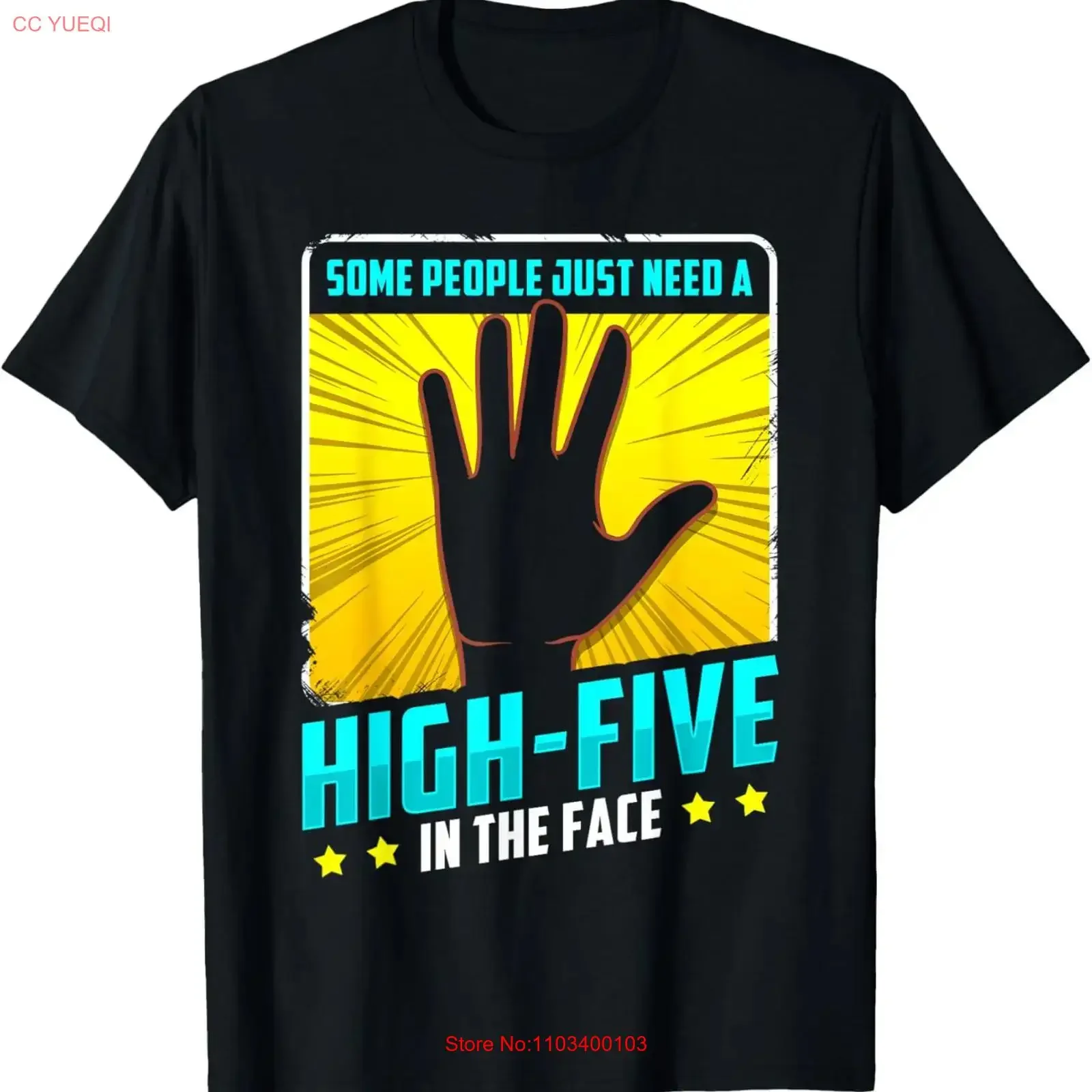 Футболка «Каждаю люди просто нужно высоким пяти» в винтажном стираном уличной одежде с графикой, растянутая, слегка удобная, мягкая